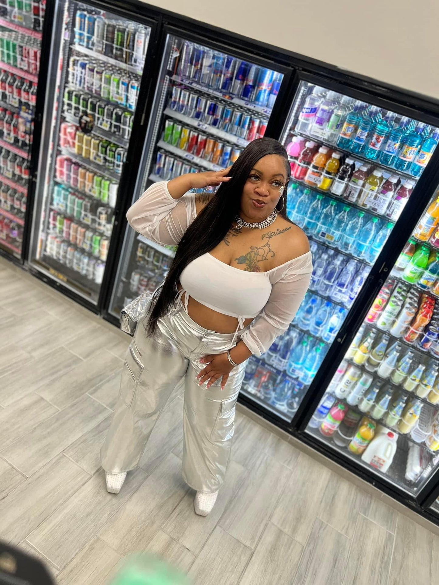 Silver pants