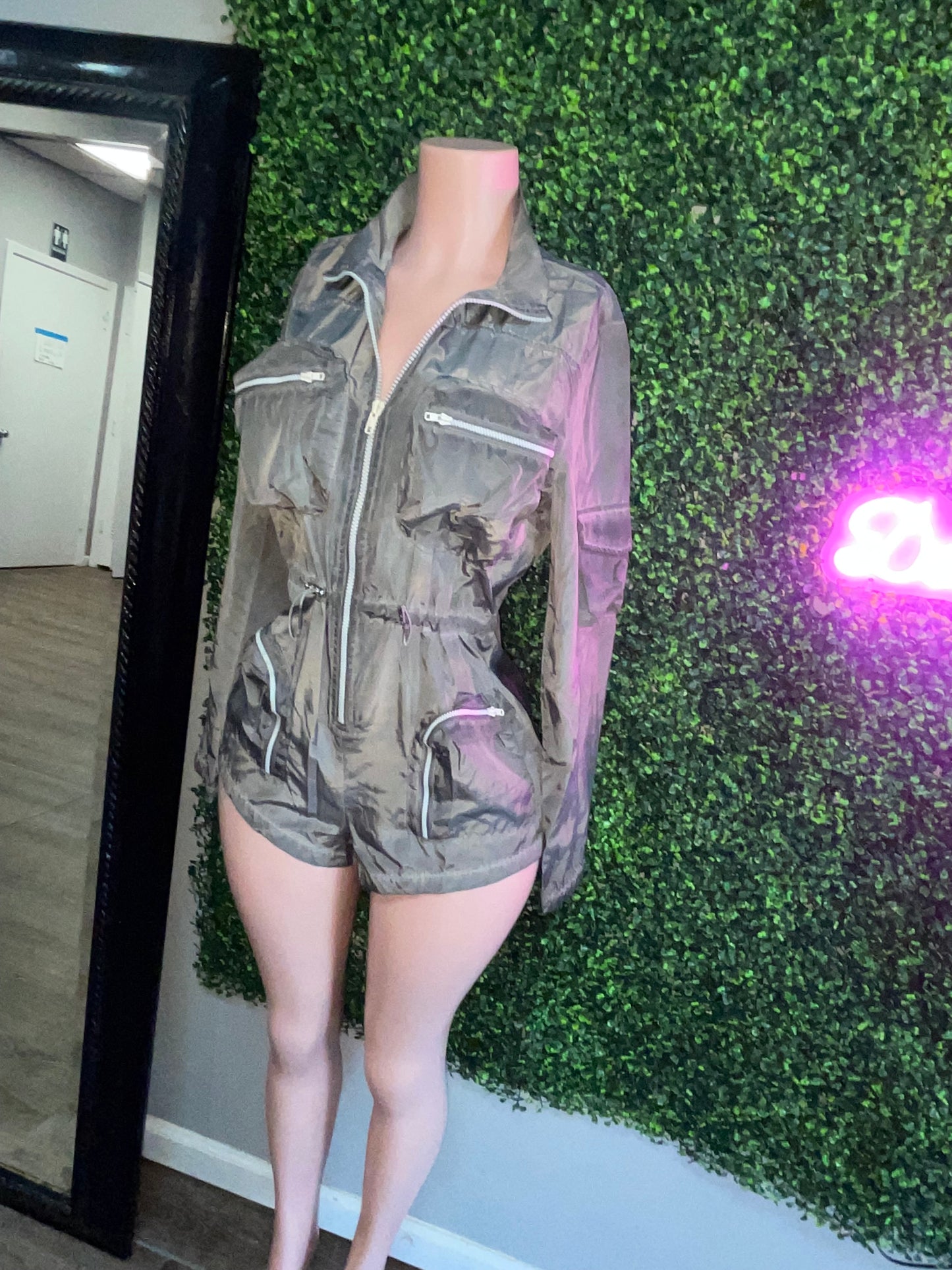 Windbreaker rompers